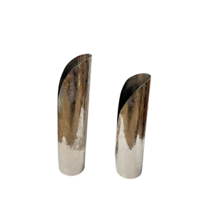 Elegante MESA DE BODA, Metal decorativo de jarrón, maceta para plantas de interior, Color plateado para flores, decoración para el hogar y la sala de estar - Product Image 1