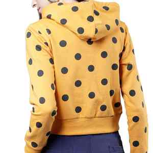 Womens <b>crop</b> <b>top</b> hoodie crafted for everyday wear offering breathable warmth and fashionable cropped fit hoodie women - Product Image 5