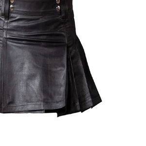 Kilt en cuir pour hommes de conception personnalisée professionnelle Kilt traditionnel en cuir de qualité supérieure pour hommes à vendre - Product Image 5