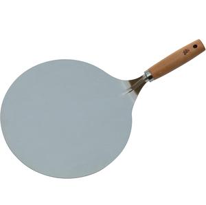 <b>Heavy</b> <b>Duty</b> New Stainless Steel Cake Lifter with Wooden Handle Wide Spatula for Cake Transfer Pizza Peel Multipurpose Baking Tool - Product Image 3