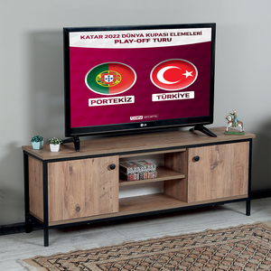 Multi Tier Wooden Bookshelf Metal Frame Storage Shelf for Home Office <b>Living</b> <b>Room</b> Use - Product Image 5