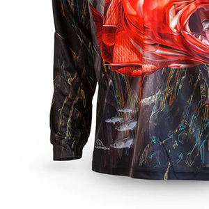 Camisa de pesca para hombre Camisas al por mayor Pesca de secado rápido Ropa deportiva transpirable Ropa de pesca de alta calidad - Product Image 5