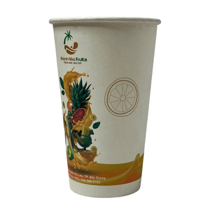 Tazas de café de papel desechables personalizadas con tapa biodegradables cartón reciclado aislado al por mayor de doble pared respetuoso con el medio ambiente - Product Image 2