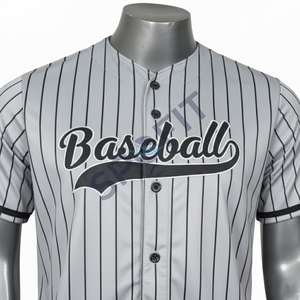 Uniforme de béisbol personalizado 2025, uniforme de softbol transpirable de secado rápido que absorbe la humedad, ropa deportiva con impresión personalizada para exteriores - Product Image 1