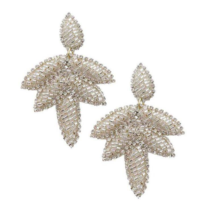 Pendientes de Bisutería con Cuentas Bordadas, Nuevo Diseño de la India, Pendientes Hechos a Mano para Mujeres y Niñas - Product Image 3