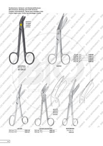 Tijeras Manuales Profesionales de Acero Inoxidable para Uso Médico, 14.5cm/16cm/18.5cm, Tijeras para Trauma EMT, Tijeras Lister para Vendajes, para Enfermeras - Product Image 5