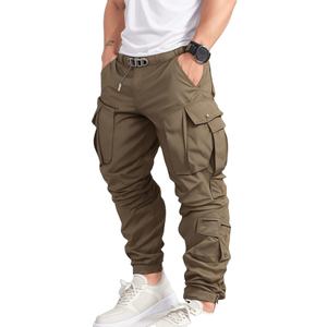 Pantalon cargo unisexe, coupe ample, style streetwear, pantalon utilitaire, tissu durable, multi-poches, jogger, logo personnalisé, fabricant en gros - Product Image 1