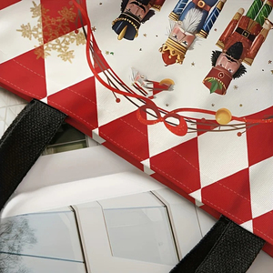 Bolsa de algodón personalizada orgánica impresa 2025, bolsa de mano de algodón 100%, bolsas de compras con logotipos, bolso reutilizable de algodón de lona grande para mujer - Product Image 6