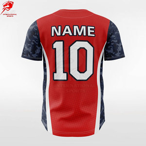 Maillot de baseball moderne unisexe en tissu doux haute performance, coupe flexible, durable, collection d'entraînement personnalisée pour équipes sportives - Product Image 4
