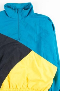 Vêtement vintage des années 90, veste coupe-vent en nylon de haute qualité, sur mesure pour homme - Product Image 4