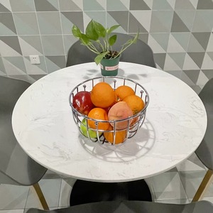 Cesta de frutas creativa de alta calidad hecha en la India, cesta de frutas de comedor de Metal de acero inoxidable para decoración de centro de mesa - Product Image 2