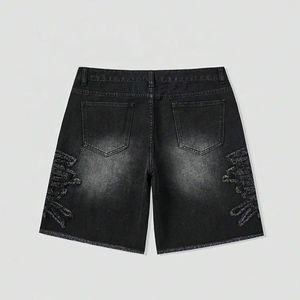 Pantalones Cortos Casuales para Hombre, Personalizados con Logotipo, de Mezclilla Sólida, Calidad Premium, Ecológicos, Resistentes al Viento, Colores Personalizados, Cierre con Cordón - Product Image 2