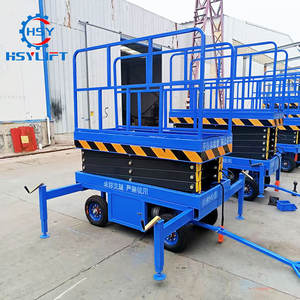 Plateforme élévatrice électrique 500 kg 4-18 m à prix réduit, tracteur manuel mobile, élévateur à ciseaux remorquable - Product Image 3