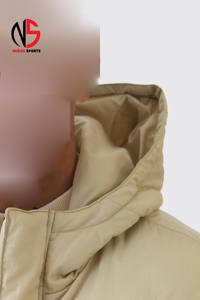 Blouson matelassé long à capuche très demandé, coupe-vent Nurak, en duvet et polyester personnalisé, pour homme, idéal pour l'hiver et les activités de plein air - Product Image 4