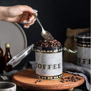 90x110 mm round Metal Storage Box with Wire Clasp and Transparent Lid Geometric Mosaic Pattern for <b>Craft</b> <b>Supplies</b> - Product Image 3