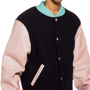 Chaqueta de béisbol vintage 2025 invierno bordado personalizado Letterman hombres Varsity chaqueta para hombre - Product Image 4