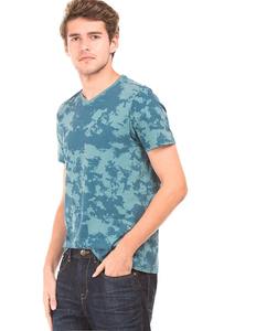 เสื้อยืดผ้าฝ้ายโอเวอร์ไซส์สไตล์วินเทจสำหรับผู้ชายผ้าถักแห้งเร็วคอกลมทรงหลวมลำลองสีดำฟอก100% ฤดูร้อน - Product Image 3