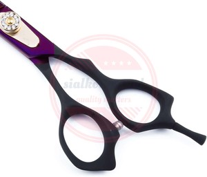 กรรไกรตัดแต่งขนสัตว์เลี้ยงแบบบางทำจากสแตนเลสสำหรับใช้ในชีวิตประจำวันด้ามจับพลาสติกมืออาชีพ - Product Image 3