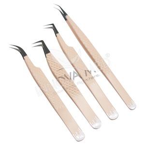 แหนบคีบขนตาปลอมทำจากสแตนเลสปลายแหลมแบบมืออาชีพ - Product Image 3