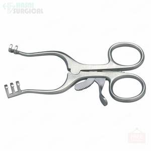 Instrumentos de alta calidad Premium Weitlaner Retractor 4,5 "Prong Quirúrgico Veterinario Auto Retención HERRAMIENTA DE MANO - Product Image 2