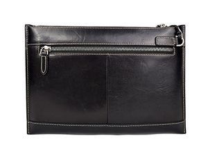 Bolso de mano de cuero genuino de primera calidad, monedero ligero para negocios, transporte diario, elegante, World Craft Impex, alta calidad, 2017 - Product Image 4