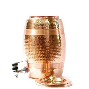 เครื่องจ่ายน้ำทองแดงบริสุทธิ์พร้อมดีไซน์หรูหราตู้ทำจากทองแดงเคลือบเงาสำหรับของขวัญขัดเงาแบบพรีเมี่ยม - Product Image 5