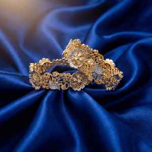 Ensemble de bracelets traditionnels multi-perles en fil, cadeau de mariage indien, bracelets de mariée Punjabi, à la mode - Product Image 4