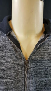 Sudadera con Capucha de Alta Calidad de 400 g/m² para Hombre, Poliéster/Algodón, Corte Regular, Hombros Caídos, Cierre de Cremallera, Cordón Ajustable - Product Image 3