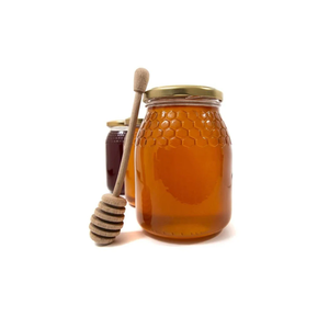 Frasco de 1000g, botellas de miel, peine de miel transparente, tarros de miel de vidrio con tapa de madera, cuchara y tapa, superventas - Product Image 2