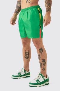 Short de bain de bonne qualité prix d'usine bon marché short de plage d'été de couleur unie pour hommes vente en gros - Product Image 4