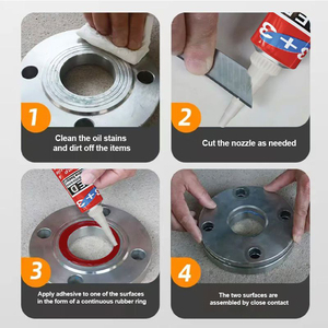 Sellador de Silicona HAOMEI Multicolor de Alta Calidad, Adhesivo para Juntas, Sellador de Silicona para Motor de Coche, para Trabajos en Madera - Product Image 2