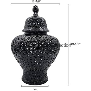 Frascos estándar de jengibre modernos, utensilios de cocina con diseño de agujero de Color dorado y blanco, suministros para el hogar y la boda, el Hotel y el restaurante - Product Image 2