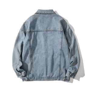 Chaquetas vaqueras de moda para hombre Color Ajuste personalizado Ropa de calle de invierno Chaquetas vaqueras Hechas en Pakistán Fabricación Chaqueta vaquera - Product Image 4