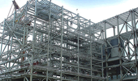 Kit de structure en acier préfabriqué pour immeuble de bureaux, immeuble commercial multi-étages, appartement et école de grande hauteur