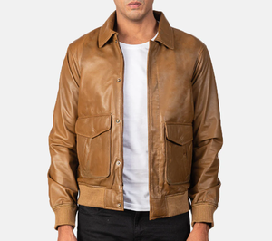Chaqueta de cuero con logotipo personalizado de alta calidad, ropa de moda, chaqueta de cuero a prueba de viento para hombres, servicio OEM personalizado - Product Image 4
