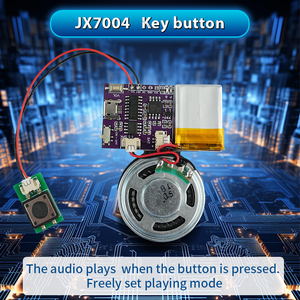 Jx7004 4m có thể sạc lại đồ chơi âm thanh Mô-đun Chip với USB tải về âm thanh push button có thể chơi được loa - Product Image 2