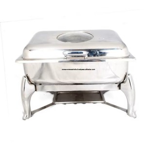 Réchaud de présentation alimentaire commercial de haute qualité avec couvercle, parfait pour les mariages, les fêtes, les hôtels et les services de restauration - Product Image 4