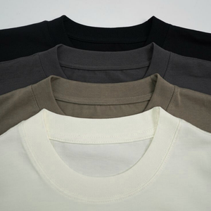 Camiseta de Algodón de Calidad de Exportación, 160 GSM, para Hombre, Corte Regular, Lisa, con Logotipo Personalizado, Cuello Redondo, Informal - Product Image 2