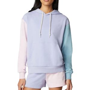 Sudadera con capucha y pantalones cortos de algodón de alta calidad, personalizados, transpirables, gruesos, blancos, con estampado en relieve, para mujer. - Product Image 1