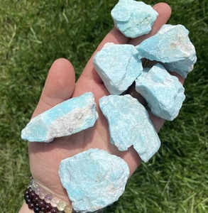 Wholesale Supply of Natural Raw Amazonite Stone <b>for</b> Lapidary or Carving and Spiritual Healing Available at Export price - Product Image 1
