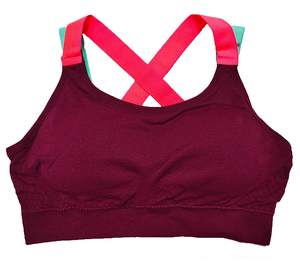 Soutien-gorge de sport pour femmes fabriqué au Pakistan, anti-UV, séchage rapide, tissu respirant, idéal pour l'entraînement, la course à pied et le sport - Product Image 1
