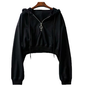 เสื้อฮู้ดแฟชั่นผู้หญิงผ้าโพลีเอสเตอร์ระบายอากาศได้ดี - Product Image 1