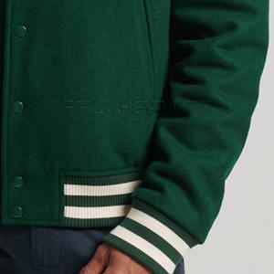 OEM High Quality Letterman Jacket 2024 Customized Street Wear Logo Pattern Letterman Jackets - Product Image 6