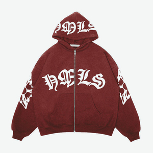 Wholesale Heavy Weight Men's 300GSM Fleece Breathable <b>Sweatshirt</b> <b>Plain</b> Oversize Pullover Hoodies Screen Print Cotton Blended - Product Image 2