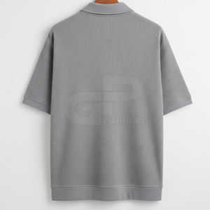 Chemise à col Johnny coupe décontractée pour homme, idéale pour l'été, le bureau, les tenues décontractées et le style urbain - Product Image 2