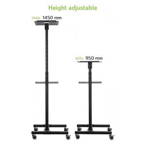 Soporte de Proyector Ajustable ICA TB TPM 10 Negro con Estante para Montar su Proyector - Product Image 3