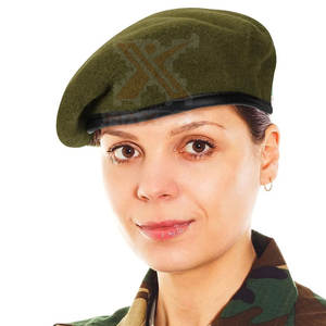 Bérets en coton et laine au design unique 2026, service OEM, bérets en gros, bérets en vrac - Product Image 5