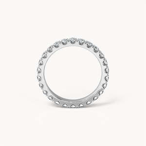 Bague en or 14 carats avec diamant de laboratoire de 1,35 carat, bague souvenir - Product Image 5