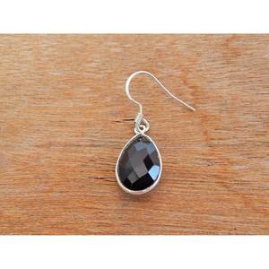 Boucles d'oreilles en argent sterling 925 faites à la main Onyx noir bijoux en pierres précieuses boucles d'oreilles uniques pour femmes Gift-E0482-GS - Product Image 5