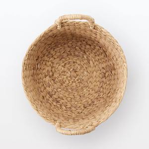 Panier en jacinthe d'eau avec poignées, panier de rangement fait main, vente en gros, écologique, fabriqué au Vietnam - Product Image 3